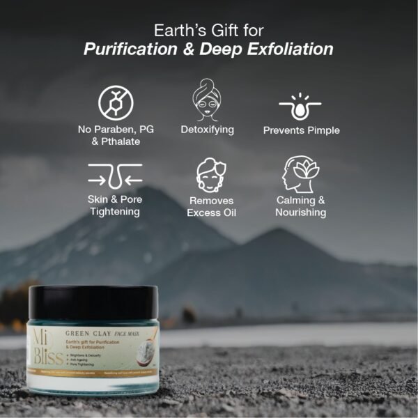 Green Clay  Face Mask - Image 3